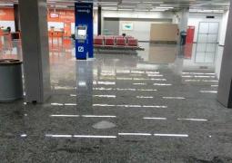 Allagamenti all'interno del Terminal 2 - Fonte: varesenews.it