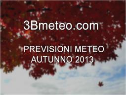 previsioni meteo autunno 2013