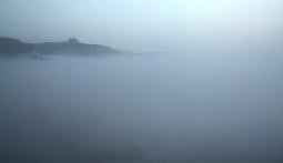 Nebbia da avvezione in Campania