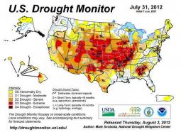 Situazione siccità negli USA