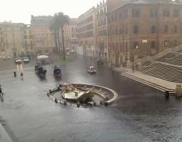 Forti temporali in arrivo su Roma