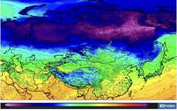 Mondo. Siberia, gelo estremo, fino a -58Â°C. Grande nevicata a Mosca