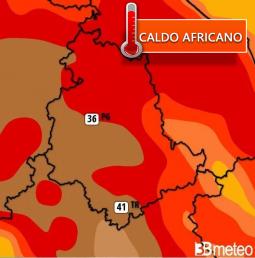 Gran caldo nei prossimi giorni in Umbria