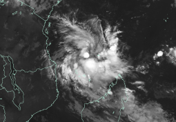 Il ciclone tropicale Hidaya visto dal satellite