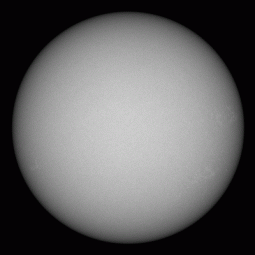 Il disco solare come appare oggi 17 Luglio (fonte nasa)