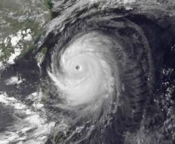 Il tifone Neoguri poco prima di raggiungere Okinawa (fonte Noaa)
