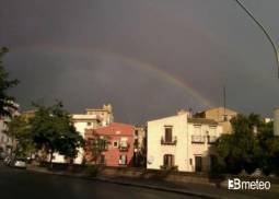 Instabile a Palermo con acquazzoni e venti di Tramontana