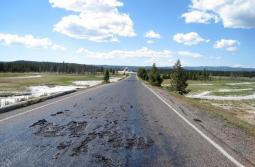 L'asfalto sciolto dal calore geotermico (fonte livescience)