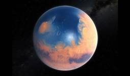 L'Oceano sull'emisfero settentrionale di Marte