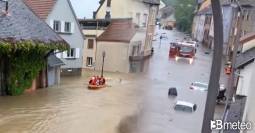 Severa ondata di maltempo sull Europa centro occidentale. Alluvioni storiche in Belgio