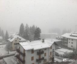 Neve su Cortina martedì pomeriggio