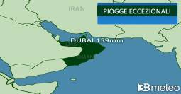 Mondo - Evento storico a Dubai, in un solo giorno la pioggia di un anno e mezzo