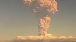 potente eruzione del vulcano Shiveluc