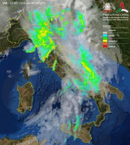 Rovesci e temporali anche forti sulla Toscana