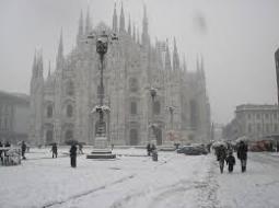Un po' di neve in arrivo a Milano