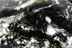 Uragano Irma visto dal satellite