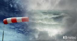 Meteo - Sar&agrave; un weekend di burrasca con venti fino a 100km/h e mari agitati con mareggiate. Ecco i dettagli