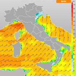 Venti forti su tutta Italia da Giovedì.