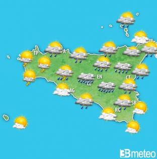 Meteo Sicilia: tra sole e qualche temporale, fine settimana variabile