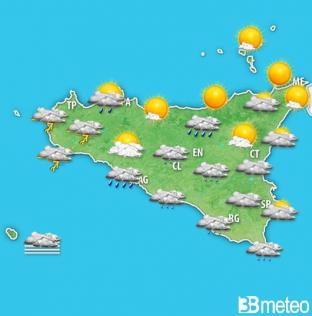 Meteo Sicilia - Dal caldo estivo alla pioggia autunnale, tempo in peggioramento entro il 1 maggio. Ecco la previsione