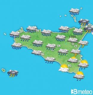 Meteo Sicilia - Forti piogge in arrivo nel weekend, prossima settimana con altro maltempo