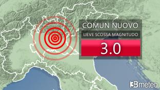 Terremoto LOMBARDIA, scossa di magnitudo 3.0 a Zanica, tutti i dettagli