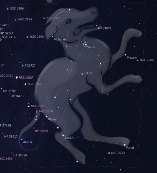 Costellazione del Cane Maggiore