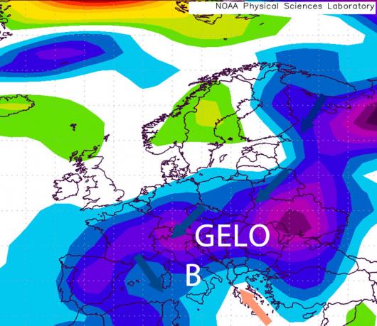 9 febbraio 1965: ondata di freddo e neve