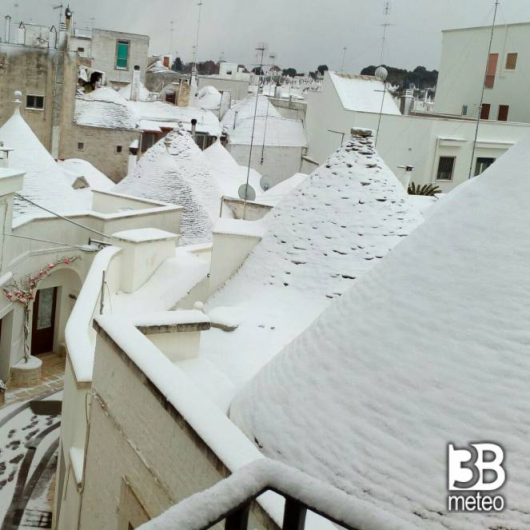 Alberobello imbiancata