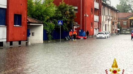 Allagamenti a Milano (Fonte immagine: Vigili del Fuoco)
