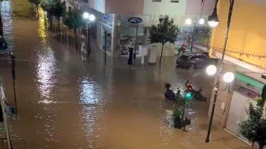Allagamenti a Recco nella notte (Fonte immagine: Genova Today)