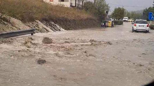 Allagamenti a Silla di Gaggiano Montano (BO). Fonte immagine: Bologna Today