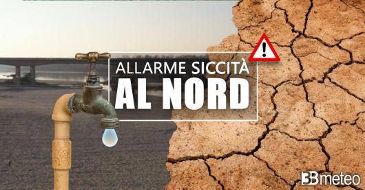 Allerta siccità, specie al Nord