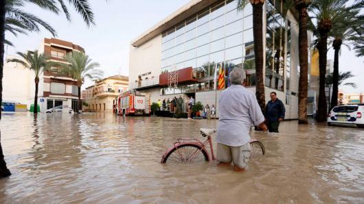 Alluvione a Malaga che questa mattina si è svegliata cosi