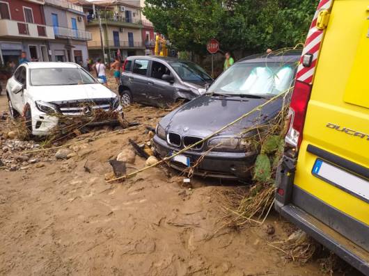 Alluvione a Terme Vigliatore. Foto di Umberto Cipriano