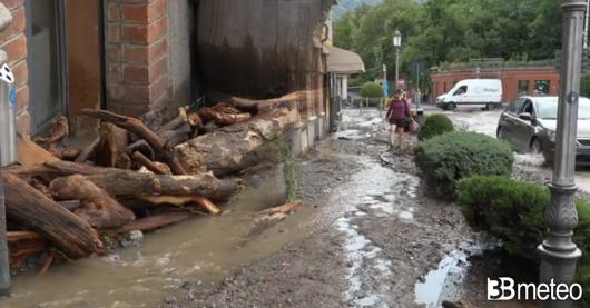 Alluvione nella sponda occidentale del lago di Como
