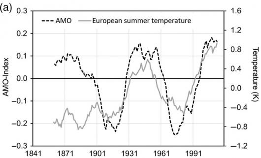 Amo index e temperature