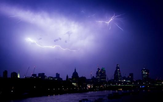 Ancora fulmini su Londra