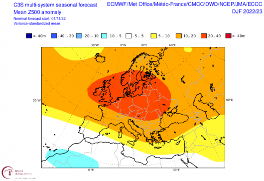 anomalie geopotenziale a 500 hPa