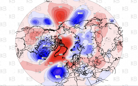 anomalie geopotenziale a 500 hPa