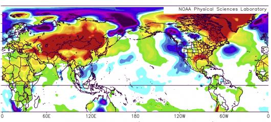 anomalie temperatura prima decade di marzo 2023