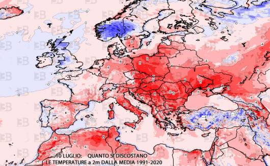 anomalie temperature attese