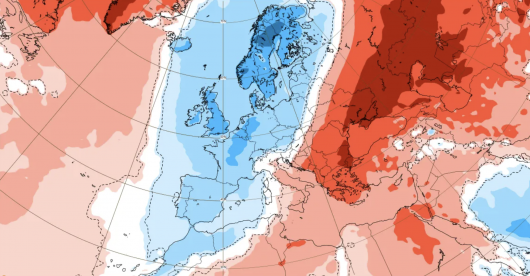 anomalie temperature secondo Ecmwf 