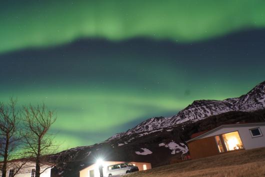 Aurora Boreale da Berunes (Islanda), foto di Edoardo Ferrara