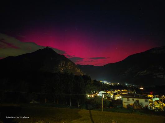 Aurora da Velo d'Astico, foto di Stefano Martini 