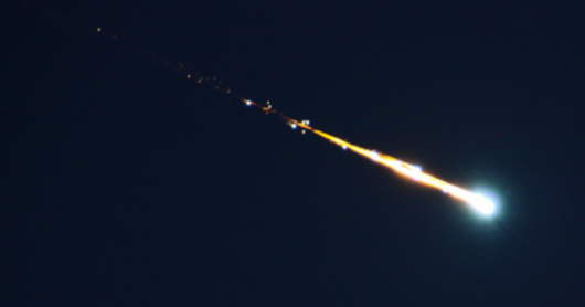 Bolide avvistato poco fa nei cieli del Nord Italia