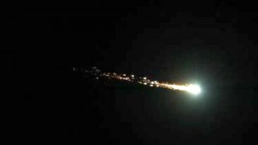 Bolide luminoso avvistato a Roma e provincia