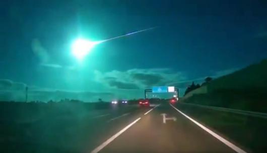 Bolide luminoso illumina il cielo tra Spagna e Portogallo