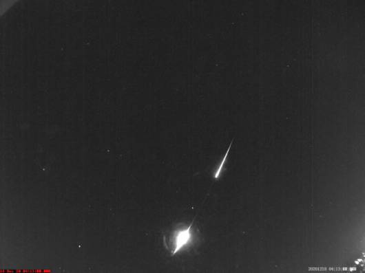 Bolide sui cieli dell'Alto Adige venerdì mattina