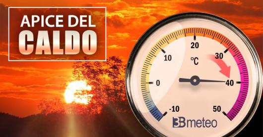Caldo africano: apice in questi giorni al Centronord con picchi vicini ai 38-40°C